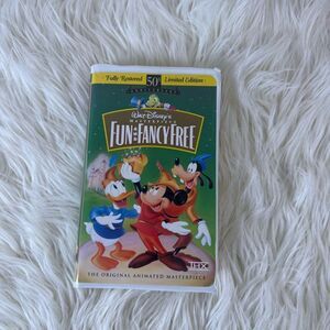 Disney Fun and Fancy Free VHS